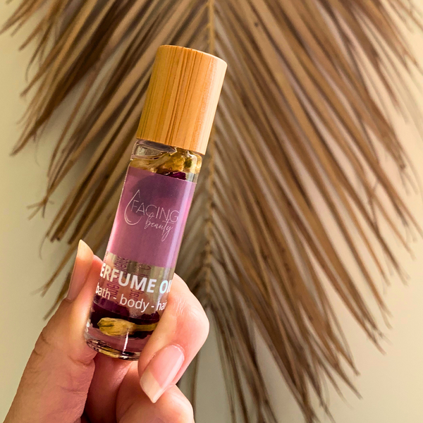 Natural Perfume Body Oil - Coconut Jasmine & Rose